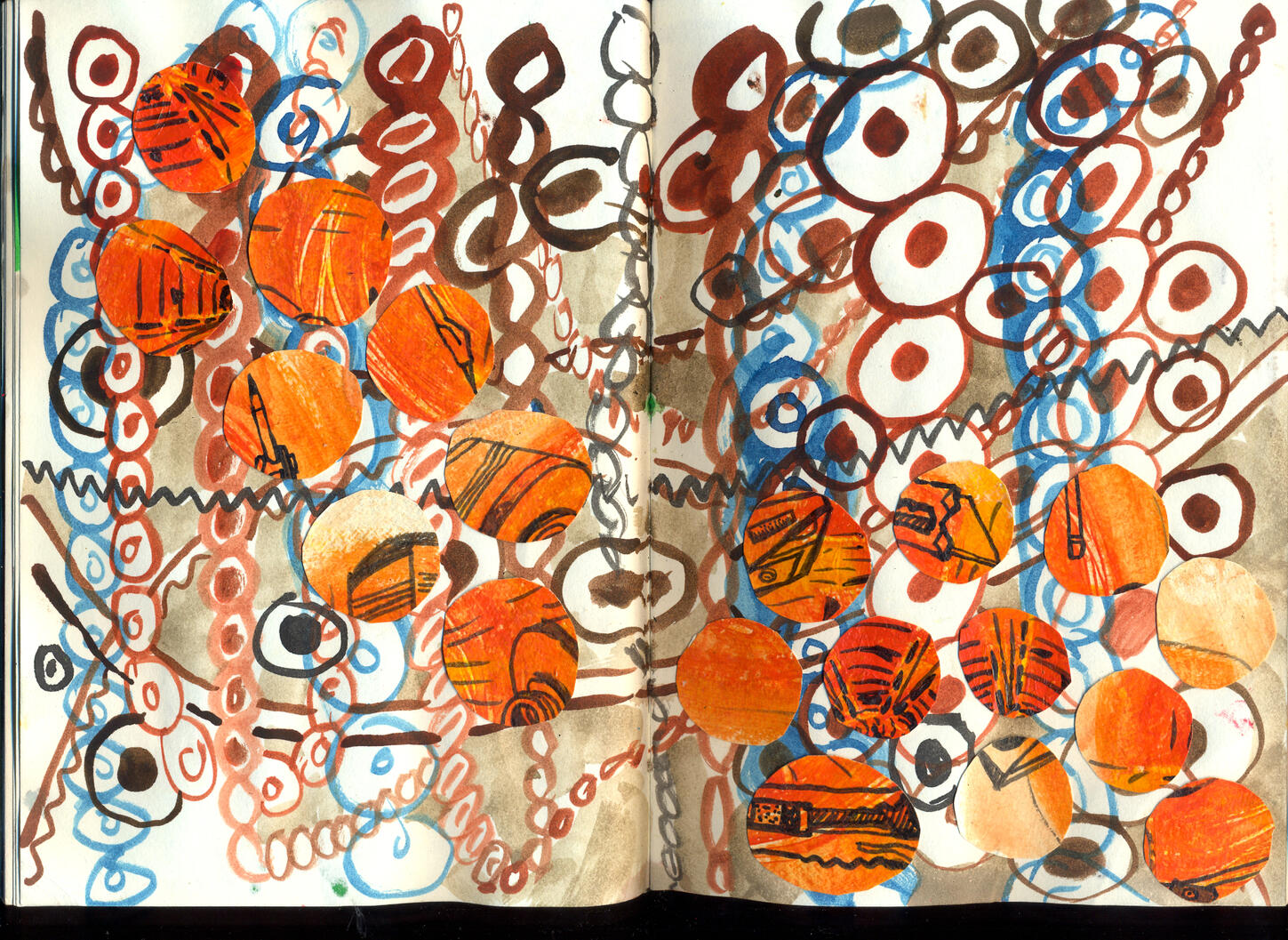 Detail from Black Book, p.113-114, 2012-2013