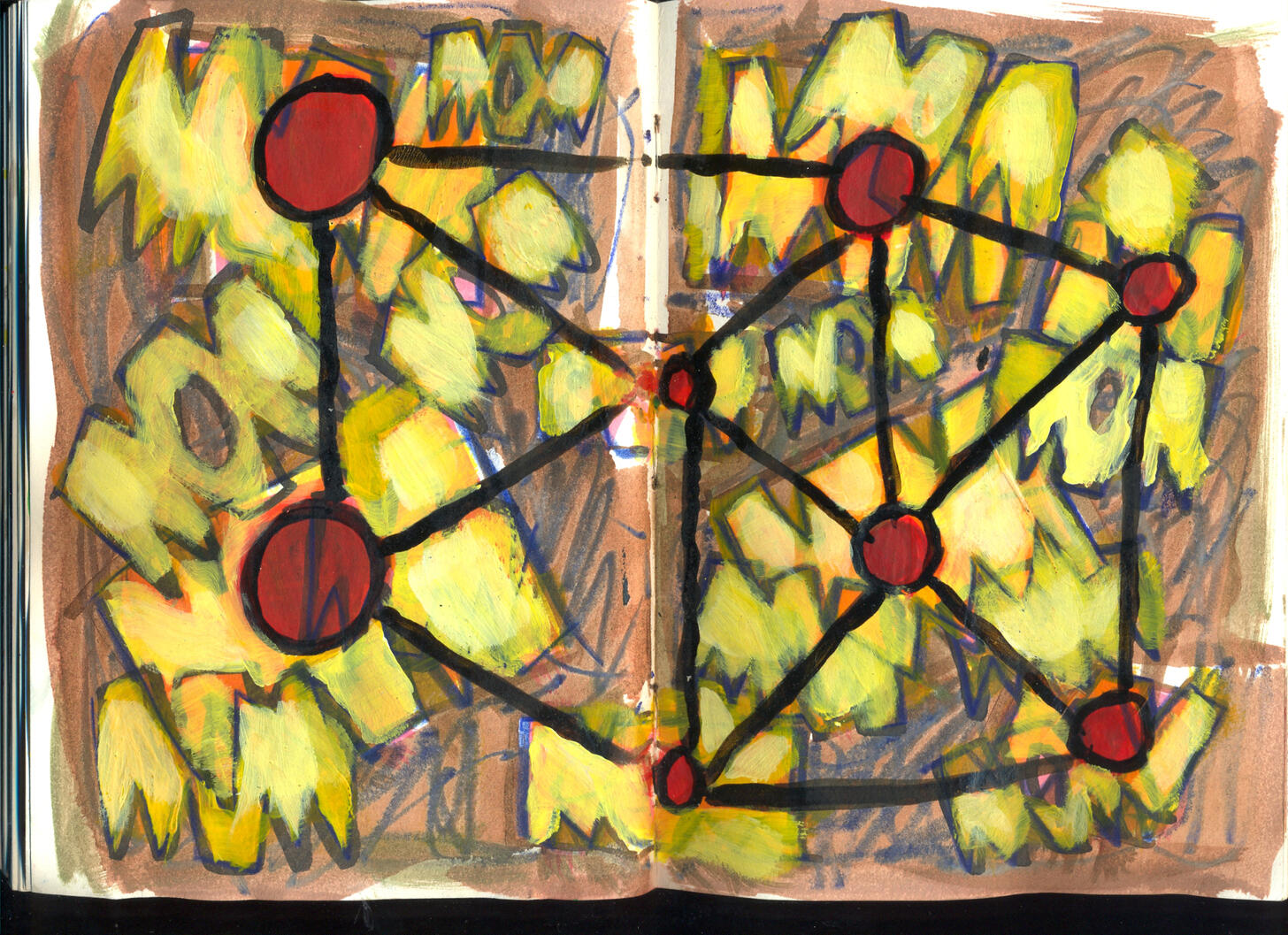 Detail from Black Book, p.117-118, 2012-2013